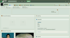 Desktop Screenshot of cattiest.deviantart.com