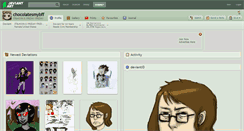 Desktop Screenshot of chocolatesmybff.deviantart.com