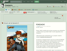 Tablet Screenshot of cesarperry.deviantart.com