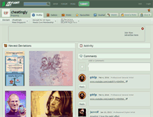 Tablet Screenshot of cheatingly.deviantart.com