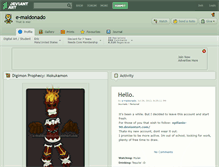 Tablet Screenshot of e-maldonado.deviantart.com