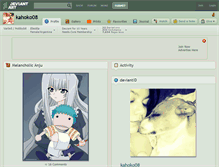 Tablet Screenshot of kahoko08.deviantart.com