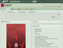 Tablet Screenshot of mangapunk.deviantart.com