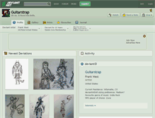 Tablet Screenshot of guitarstrap.deviantart.com