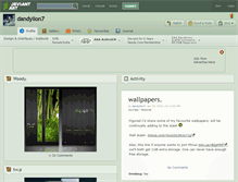 Tablet Screenshot of dandylion7.deviantart.com
