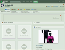 Tablet Screenshot of deviantlilith.deviantart.com