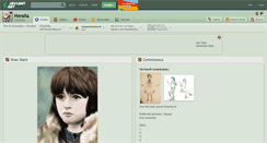 Desktop Screenshot of heralia.deviantart.com