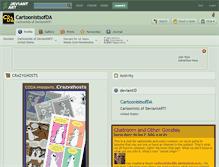 Tablet Screenshot of cartoonistsofda.deviantart.com