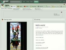 Tablet Screenshot of ioglass.deviantart.com