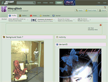 Tablet Screenshot of missy-gstock.deviantart.com