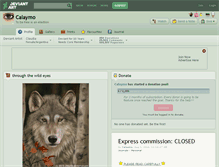 Tablet Screenshot of calaymo.deviantart.com