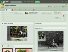 Tablet Screenshot of equusrevelrous.deviantart.com