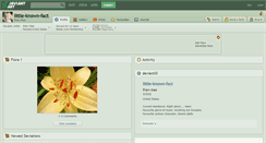 Desktop Screenshot of little-known-fact.deviantart.com