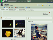 Tablet Screenshot of jcoinster.deviantart.com