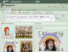 Tablet Screenshot of 89000007anl.deviantart.com