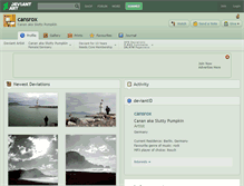 Tablet Screenshot of cansrox.deviantart.com