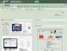 Tablet Screenshot of hkk98.deviantart.com