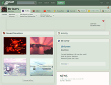 Tablet Screenshot of bb-lovers.deviantart.com