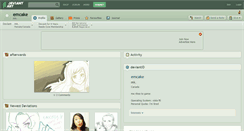 Desktop Screenshot of emcake.deviantart.com