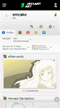 Mobile Screenshot of emcake.deviantart.com