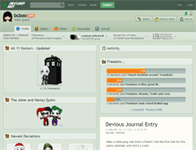 Tablet Screenshot of bcboo.deviantart.com