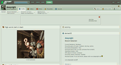 Desktop Screenshot of deepnight.deviantart.com