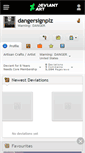 Mobile Screenshot of dangersignplz.deviantart.com