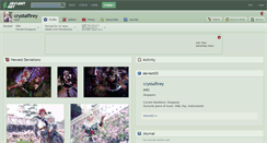 Desktop Screenshot of crystalfirey.deviantart.com