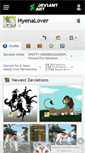 Mobile Screenshot of hyenalover.deviantart.com