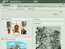 Tablet Screenshot of elizavet.deviantart.com