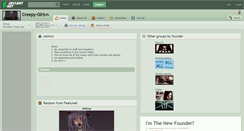Desktop Screenshot of creepy-girls.deviantart.com