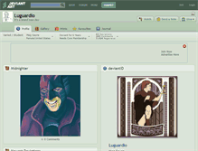 Tablet Screenshot of luguardio.deviantart.com