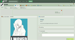 Desktop Screenshot of miclain.deviantart.com
