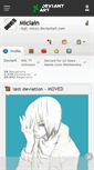Mobile Screenshot of miclain.deviantart.com