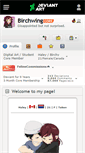 Mobile Screenshot of birchwing.deviantart.com