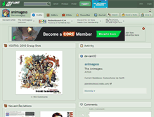 Tablet Screenshot of animagess.deviantart.com