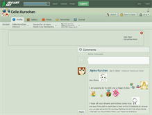 Tablet Screenshot of celle-kurochan.deviantart.com