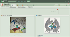 Desktop Screenshot of dragon6081.deviantart.com