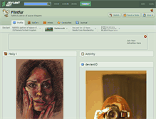 Tablet Screenshot of flintfur.deviantart.com
