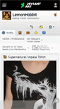 Mobile Screenshot of lemonhobbit.deviantart.com