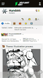 Mobile Screenshot of mundokk.deviantart.com