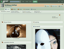 Tablet Screenshot of fenikkusu-michiyo.deviantart.com