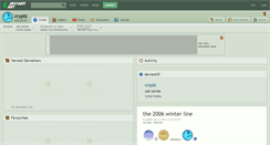Desktop Screenshot of cryplz.deviantart.com