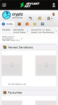 Mobile Screenshot of cryplz.deviantart.com