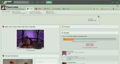 Desktop Screenshot of elana-louise.deviantart.com