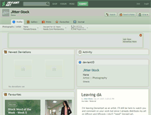 Tablet Screenshot of jitter-stock.deviantart.com
