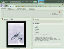 Tablet Screenshot of c2oh.deviantart.com