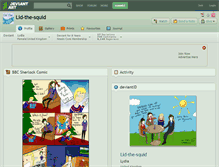 Tablet Screenshot of lid-the-squid.deviantart.com