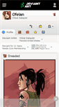 Mobile Screenshot of ofelan.deviantart.com
