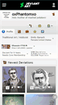 Mobile Screenshot of oxphantomxo.deviantart.com